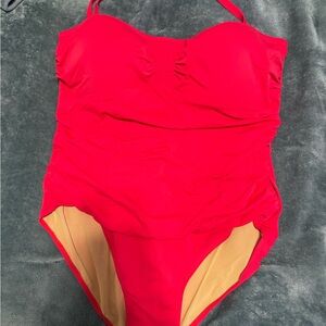Swimsuits For All Coral One Piece Swimwear Classic Design